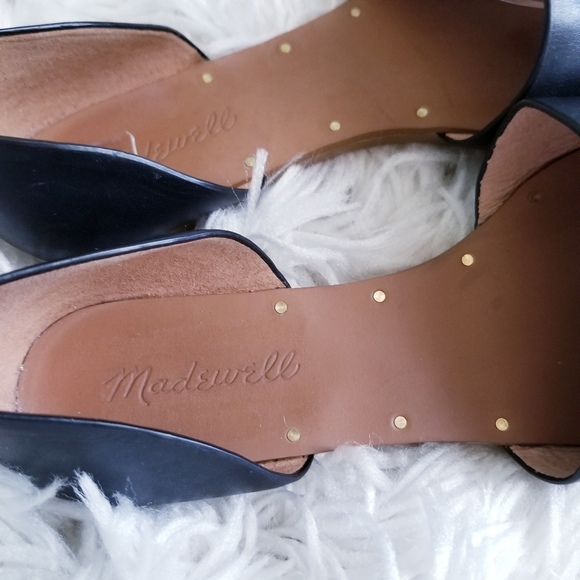 Women's Madewell Black Sandals Size 6 - Picture 3 of 5